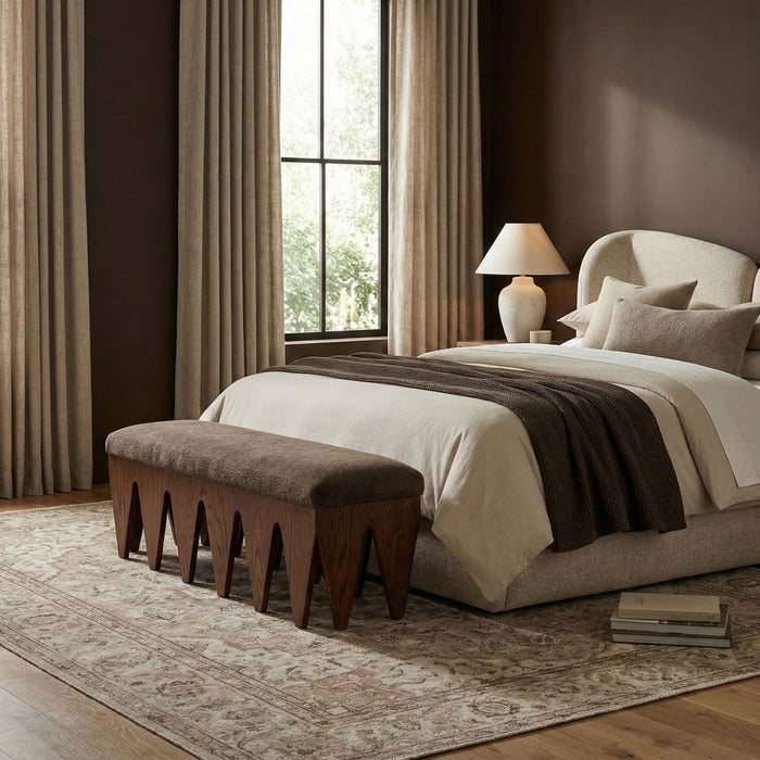 Altair - Bench - Dark Brown Base - Simple Home Plus