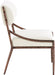 Bastille - Upholstered Dining Side Chair (Set of 2) - Bronze Frame - Simple Home Plus