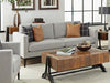 Apperson - Upholstered Track Arm Sofa - Light Gray - Simple Home Plus