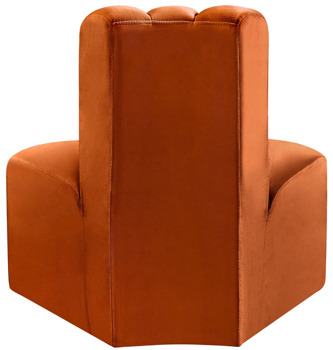 Arc - Velvet Reverse Corner Chair - Simple Home Plus