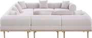 Laguna - 8 Piece Resilient Water Resistant Fabric 142" Upholstered Outdoor Patio Modular Sectional - Simple Home Plus