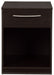 Finch - Black - One Drawer Night Stand - Simple Home Plus
