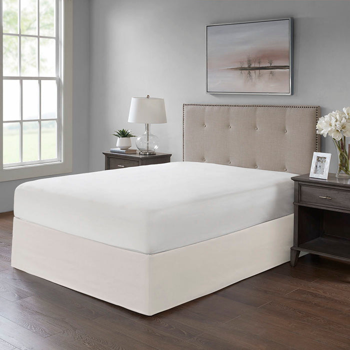 Simple Fit - Wrap Around Adjustable Bedskirt - Ivory