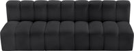 Arc - Faux Leather 3 Seats Modular Sofa - Simple Home Plus