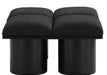 Pavilion - 4 Piece Modular Bench With Black Base - Simple Home Plus