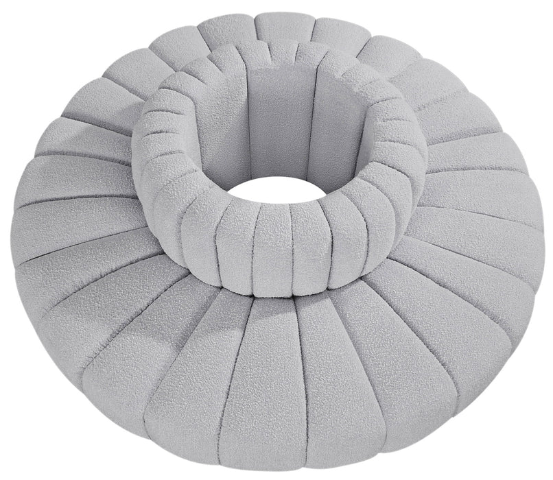 Arc - Boucle Fabric 8 Piece Round Modular Sofa - Simple Home Plus