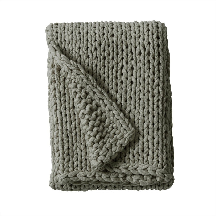 Chunky Double Knit - Handmade Throw - Charcoal