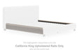 Zuraleus - California King Upholstered Rails - Gray - Simple Home Plus