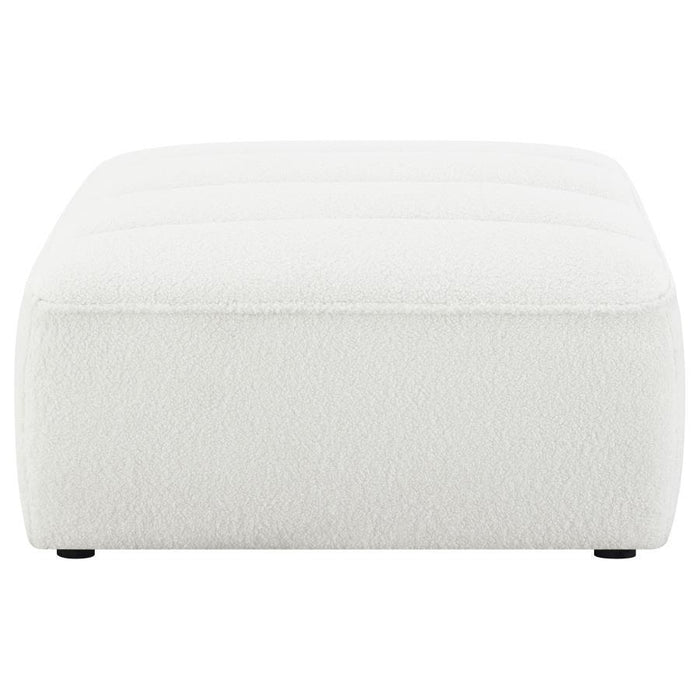 Sunny - Square Upholstered Ottoman - Simple Home Plus