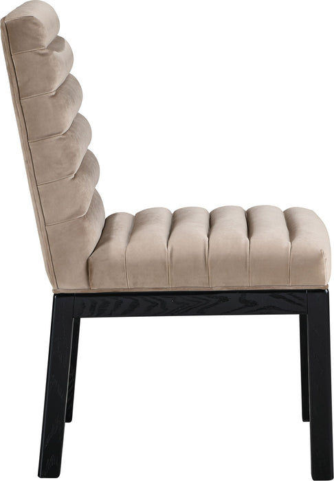 Evelyn - Dining Chair With Black Legs - Simple Home Plus