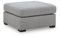 Lakepoint - Oversized Accent Ottoman - Nickel - Simple Home Plus
