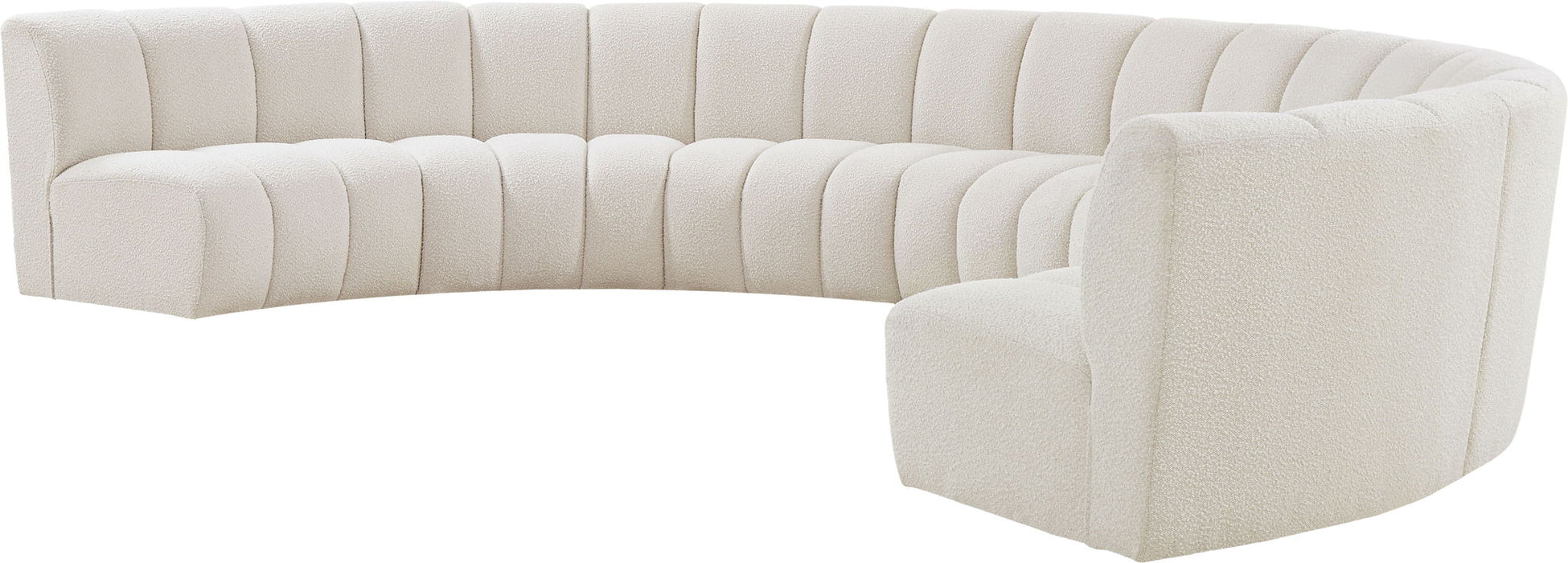 Infinity - 7 Piece Boucle Modular Sectional - Simple Home Plus