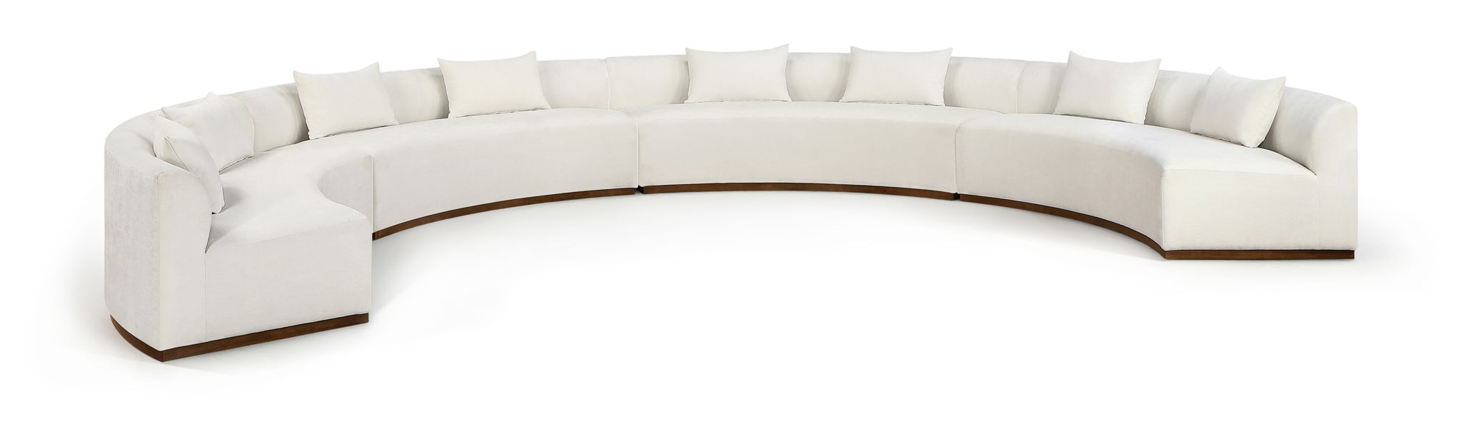Avanti - Chenille Fabric Upholstered 4 Piece Modular Sectional - Simple Home Plus