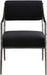 Bastille - Upholstered Dining Arm Chair (Set of 2) - Silver Frame - Simple Home Plus