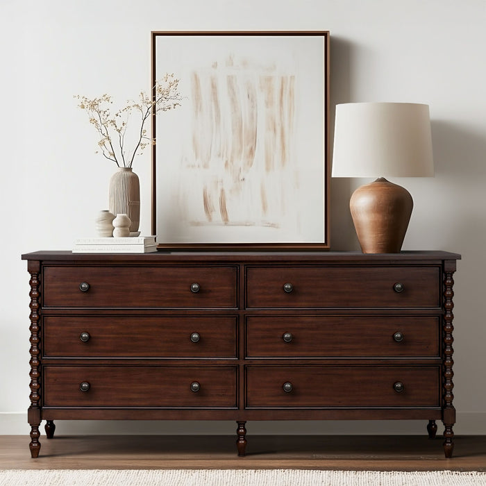 Madison Park Signature Beckett Large Dresser, Morocco Brown color Madison Park Signature Beckett Large Dresser, Morocco Brown color