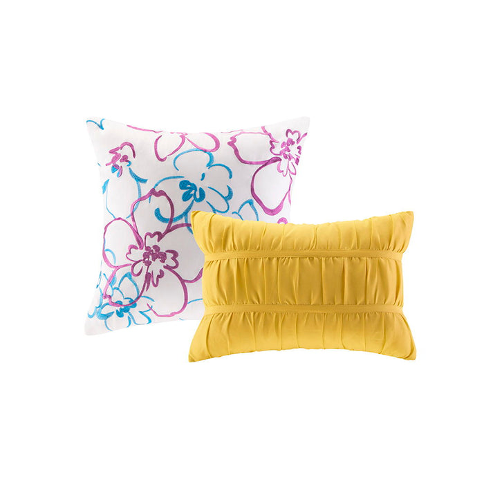 Olivia - Comforter Set - Blue - Simple Home Plus