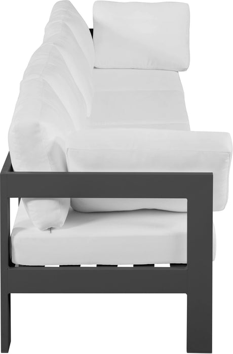 Nizuc - Outdoor Patio 4 Seat Modular Sofa With Gray Frame - Simple Home Plus