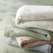 Breeze - Gauze Embroidered Euro Sham - Taupe - Simple Home Plus