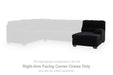 SimpleJoy - RAF Corner Chaise - Onyx - Simple Home Plus