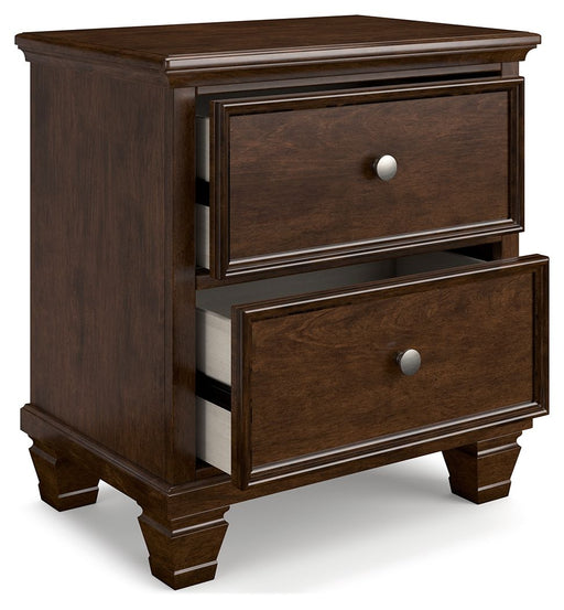 Danabrin - Brown - Two Drawer Nightstand - Simple Home Plus