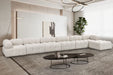 Ames - 7 Piece Boucle Fabric Modular L-Shaped Sectional - Simple Home Plus
