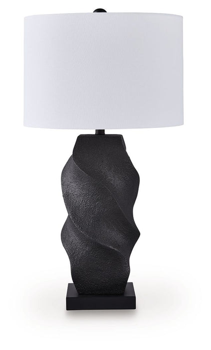 Amillion - Black - Poly Table Lamp - Simple Home Plus