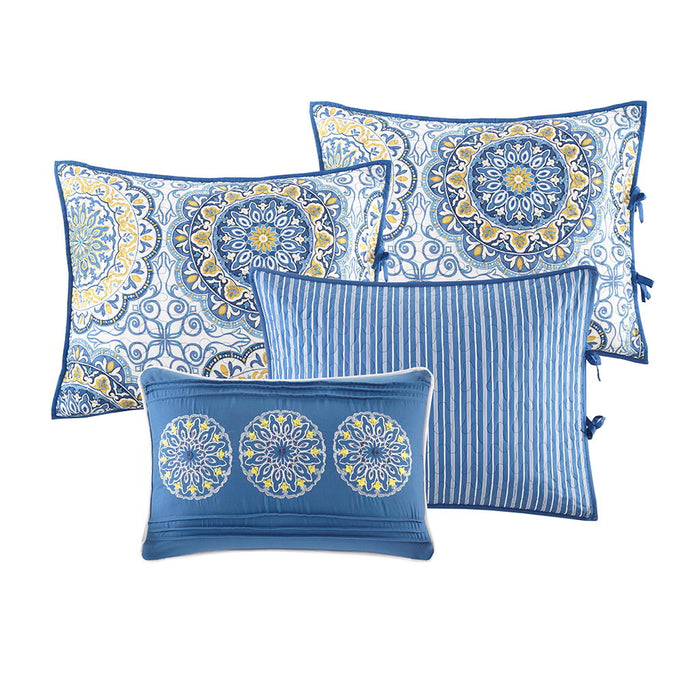 Tangiers - Reversible Daybed Cover (Set of 6) - Blue - Simple Home Plus