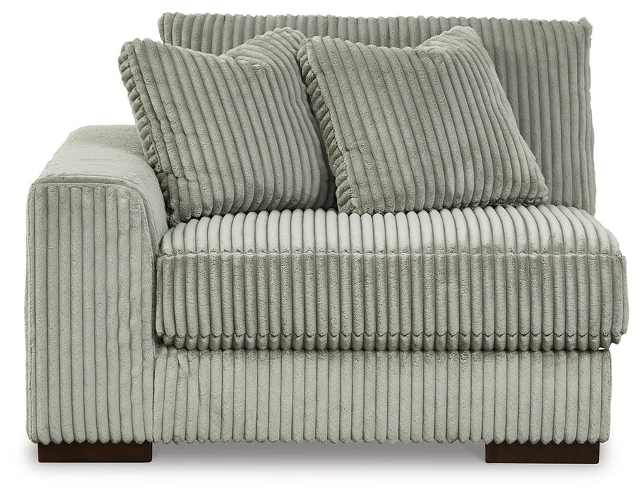 Lindyn - LAF Corner Chair - Fog - Simple Home Plus