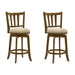 Wren - Modern Farmhouse Swivel Wood Counter Height Kitchen Bar Stool - Simple Home Plus
