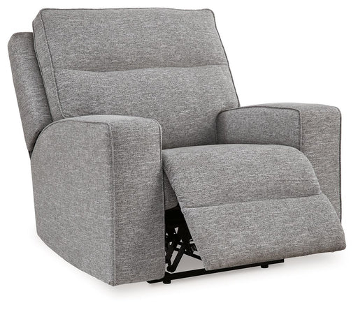 Biscoe - Pewter - Power Recliner /Adj Headrest - Simple Home Plus