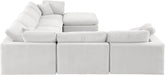 Comfy - 7 Piece Velvet Modular Sectional With Chaise - Simple Home Plus