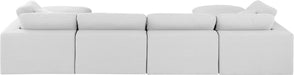 Comfy - 6 Piece Linen Modular Double Chaise Sectional - Simple Home Plus