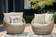Danson - Swivel Lounge With Cushion - Simple Home Plus
