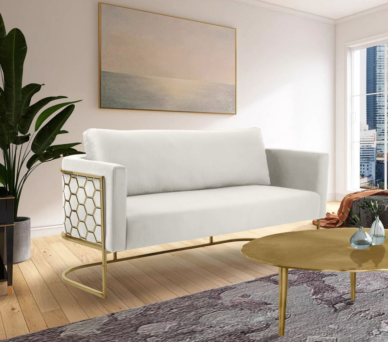 Casa - Sofa with Gold Legs - Simple Home Plus