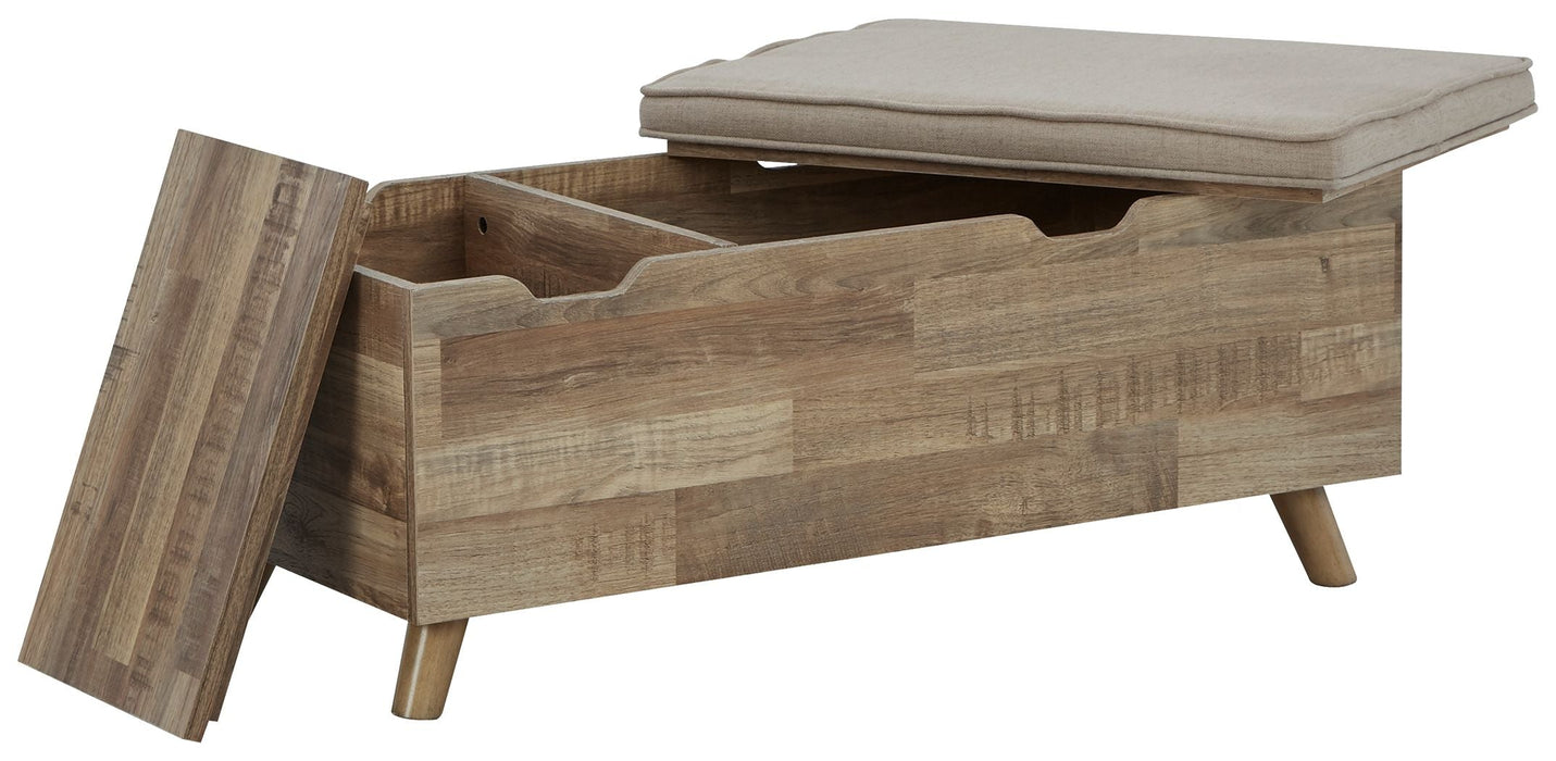 Gerdanet - Beige - Storage Bench - Simple Home Plus