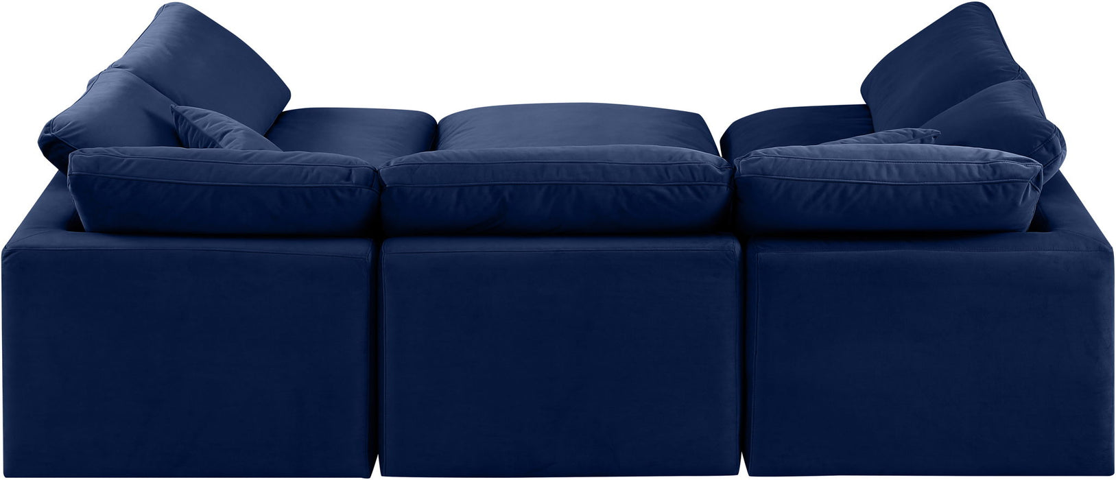Indulge - Velvet 6 Piece Modular Sectional - Simple Home Plus