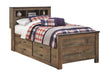 Trinell - Bookcase Bed With Storage - Simple Home Plus