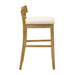 Merie - Modern Transitional Wood Bar Height Kitchen Bar Stool - Simple Home Plus