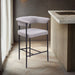 Malin - Linen Counter Stool (Set of 2) - Simple Home Plus