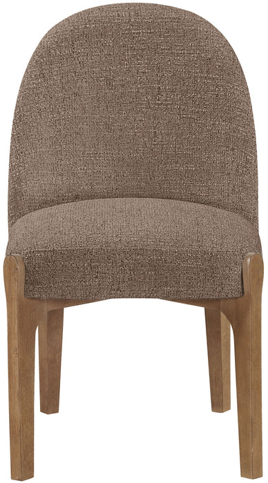 Torino - Upholstered Dining Chair With Brushed Brown Base (Set of 2) - Simple Home Plus