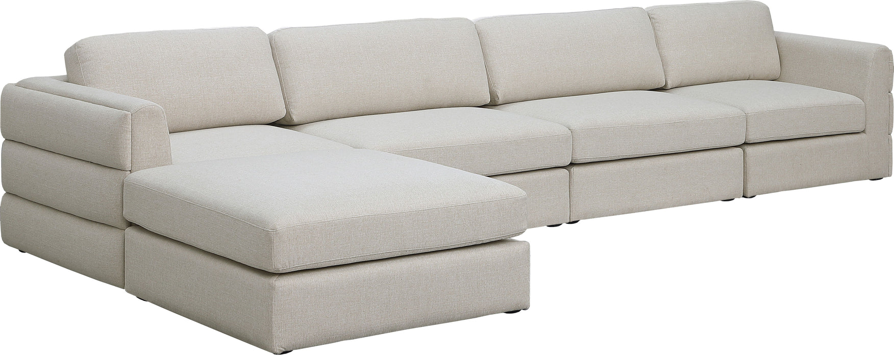 Beckham - 5 Piece Modular L-Shaped Sectional - Simple Home Plus