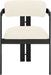 Aurum - Vegan Leather Upholstered Dining Chair With Graphite Black Base (Set of 2) - Simple Home Plus