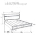 Miranda - Storage Wood Panel Bed - Simple Home Plus
