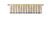 Serene - Embroidered Window Valance - Yellow - Simple Home Plus