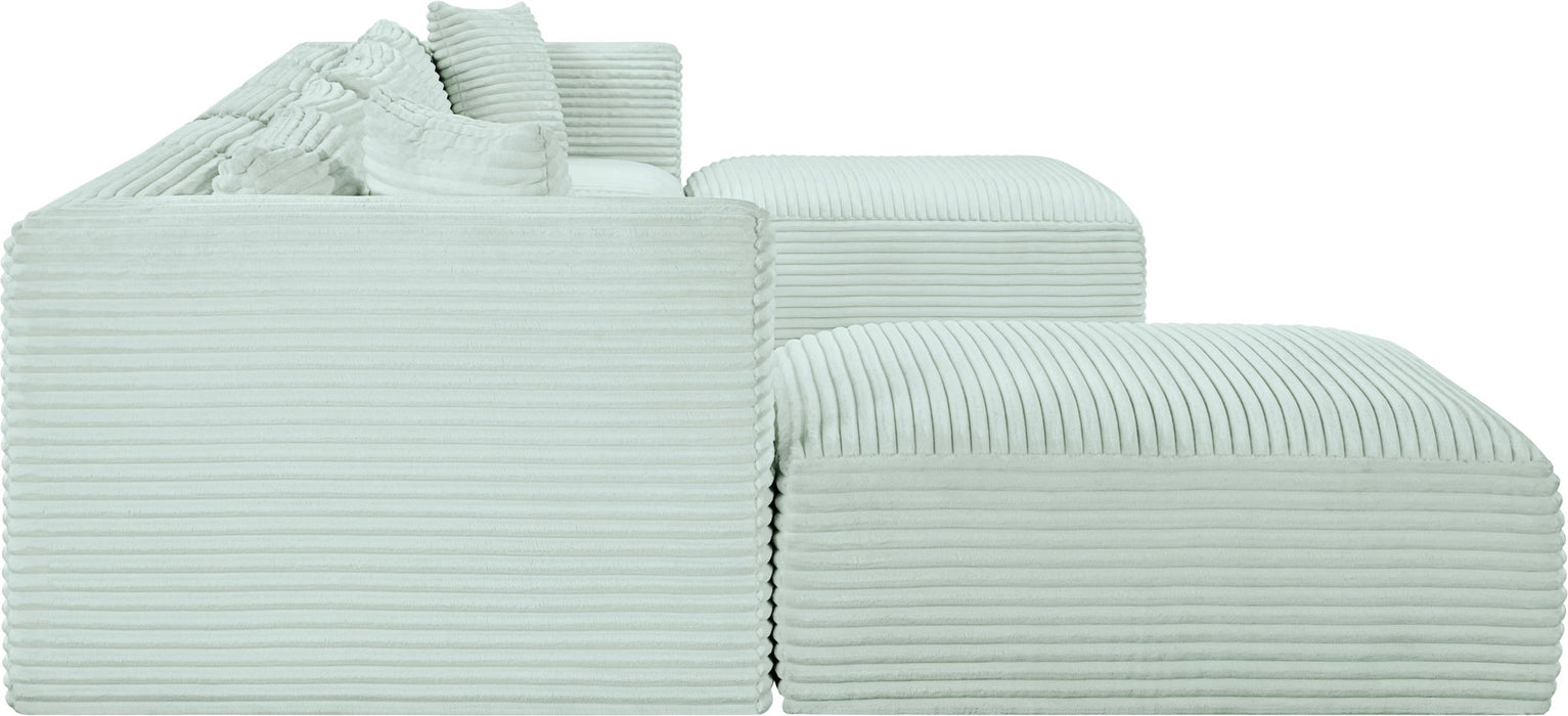 Shaggy - 7 Piece Modular Sectional With 2 Ottomans - Simple Home Plus