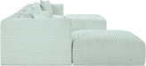 Shaggy - 7 Piece Modular Sectional With 2 Ottomans - Simple Home Plus