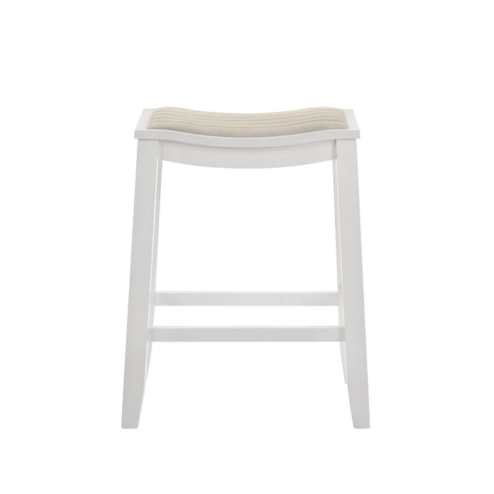 Iyani - Coastal Modern Wood Counter Height Kitchen Bar Stool - Simple Home Plus