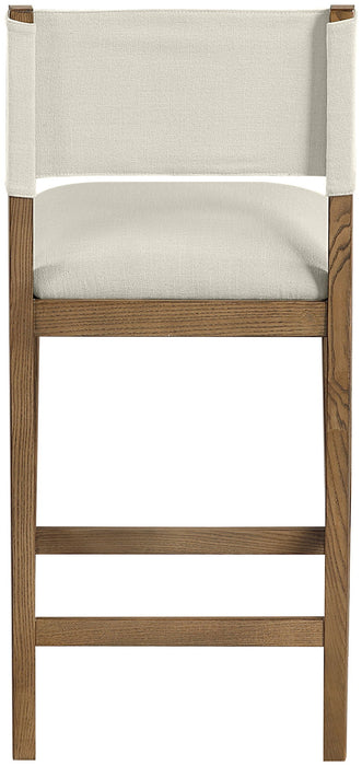Avon - Linen Textured Performance Fabric Counter Stool - Simple Home Plus