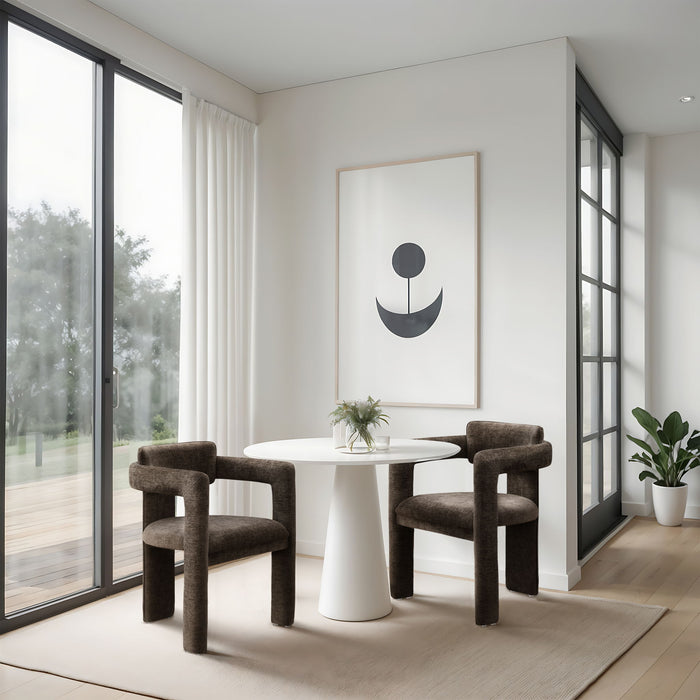 Brenda - Chenille  Dining Chair (Set of 2) - Simple Home Plus
