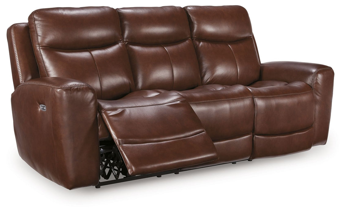 Next Move - Power Reclining Sofa With Adjustable Headrest - Simple Home Plus